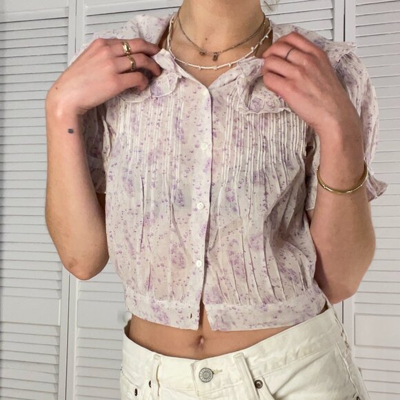 Doen Hichory Blouse in Chateau Fleur Print - Picture 2 of 7